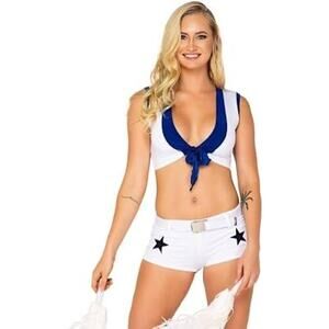 NEW Roma Touchdown Cheer Dallas Cowboy Cheerleader Costume Size Medium